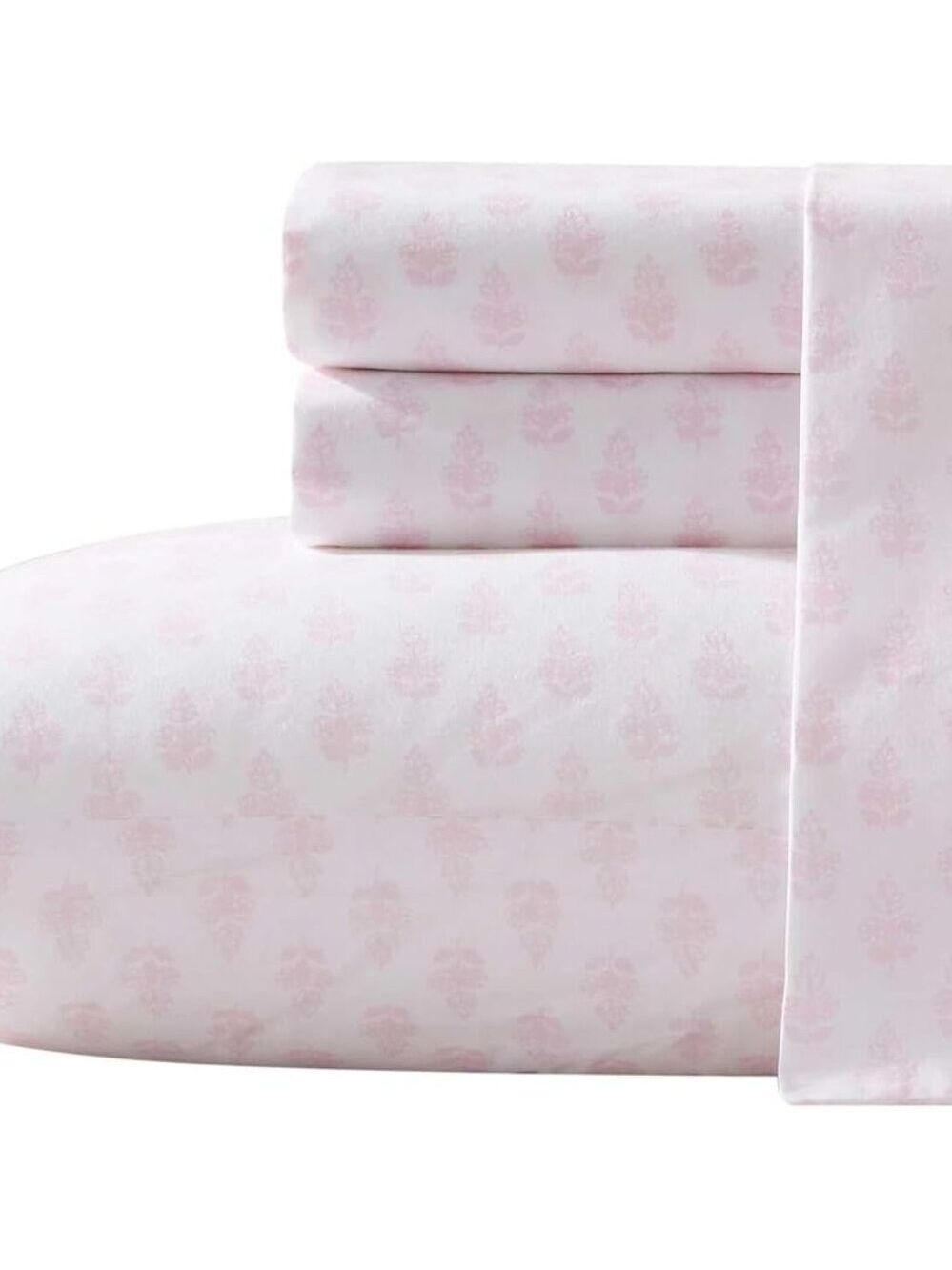 Laura Ashley Francesca Cotton Sheet Set Twin NWT Pink - Picture 2 of 11